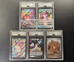 5x Japanese AGS (GEM MINT 10) Slabs - AR/SSR/V/VMAX/VSTAR - 5-card Lot - Image 1