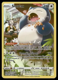 Pokemon Cards Snorlax TG10/TG30 Lost Origin Trainer Gallery Holo NM - Image 1