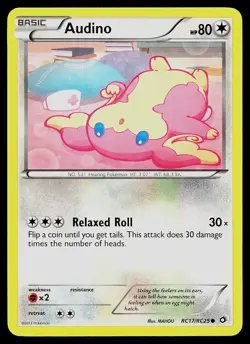 Pokemon Card - Audino Legendary Treasures: Radiant Collection RC17/RC25 Holo - Image 1