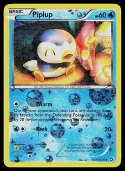 Pokemon Card - Piplup Legendary Treasures: Radiant Collection RC6/RC25 Holo - Image 1