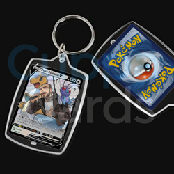 Pokemon Music P25 Unreleased Post Malone Dragonite | Mini Pokemon Card Keychain - Image 1