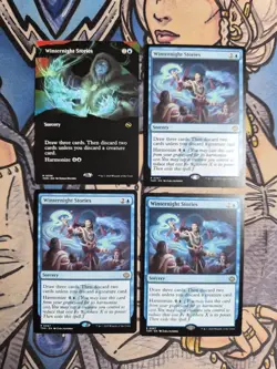 4x Winternight Stories (1 is Borderless) - NM/M TDM MTG Magic - Image 1