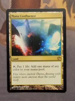 1x Mana Confluence - Journey into Nyx Rare Land MTG LP - Image 1