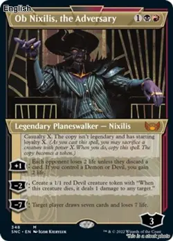 Ob Nixilis, the Adversary (Showcase) EN [SNC - 348] - NM TCG MTG - Image 1