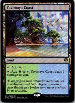 Yavimaya Coast R Dominaria United 261 MP - Image 1