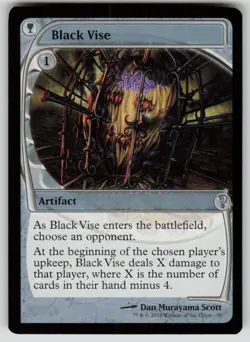 Black Vise (Future Sight) Uncommon Mystery Booster 2 139 MTG Near Mint 2024 - Image 1