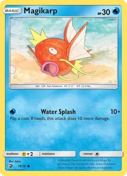 Magikarp 19/70 Dragon Majesty NM Pokemon TCG - Image 1