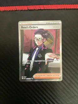 Boss's Orders [Corbeau] 256/217 Ultra Rare Ascended Heroes Pokemon Holo NM - Image 1