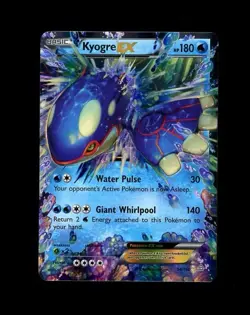 2015 Pokemon KYOGRE EX FULL ART HOLO 54/160! LP - Image 1