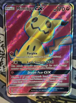 Pokemon TCG Mimikyu GX 206/214 Lost Thunder Near Mint - Image 1