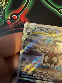 Pokemon TCG SWSH Crown Zenith Galarian Gallery Darkrai VStar GG50/GG70 Holo Card - Image 2