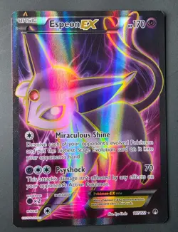 Pokemon XY BREAKpoint 117/122 Espeon EX (missing texture error) - Image 1