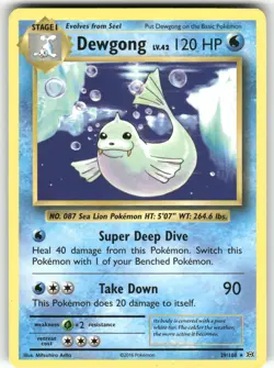 Dewgong XY - Evolutions Rare Pokemon Lightly played - Image 1