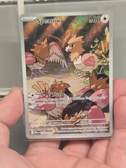 Pokemon TCG Spearow 151/132 Me01 Mega Evolution Illustration Rare Holo NM - Image 1