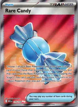 Rare Candy 175/132 Ultra Rare Mega Evolution Pokemon Near Mint - Image 1