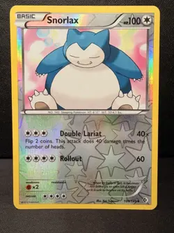 Pokemon TCG Snorlax Boundaries Crossed 109/149 Reverse Holo Uncommon LP - Image 1
