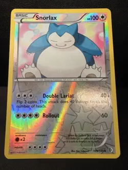 Pokemon TCG Snorlax Boundaries Crossed 109/149 Reverse Holo Uncommon LP - Image 2