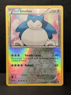 Pokemon TCG Snorlax Boundaries Crossed 109/149 Reverse Holo Uncommon LP - Image 3