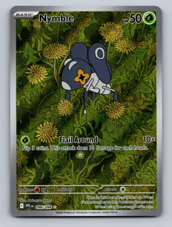 Pokemon TCG Nymble Holo Illustration Rare ME02: Phantasmal Flames 096/094 - Image 1