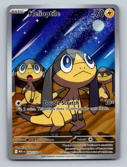 Pokemon TCG Helioptile Holo Illustration Rare ME01: Mega Evolution 143/132 - Image 1