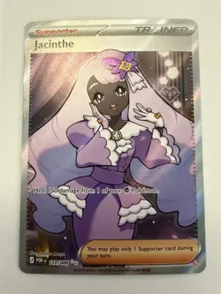 Pokemon TCG Jacinthe 110/088 Full Art Trainer Perfect Order NM/M - Image 1