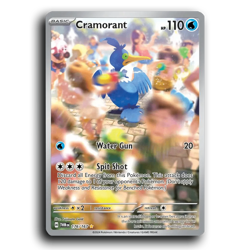 Cramorant 176/167 Illustration Rare Twilight Masquerade Pokemon NM - Image 1