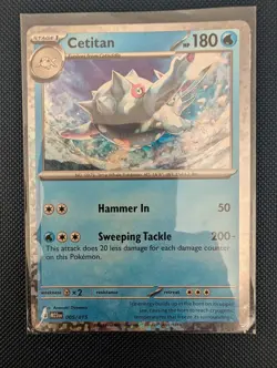 Cetitan 005/015 M23 McDonald’s Match Battle Holo Rare Promo Pokemon TCG 2023 LP - Image 1