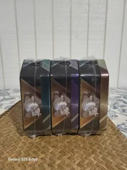 Pokemon TCG Triple Whammy Tin Complete Set of 3 Darkrai Tyranitar Slaking Sealed - Image 3