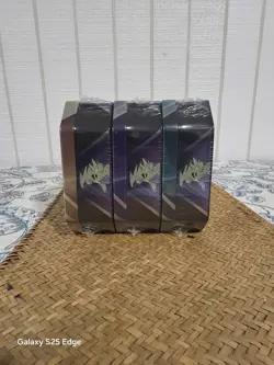 Pokemon TCG Triple Whammy Tin Complete Set of 3 Darkrai Tyranitar Slaking Sealed - Image 4