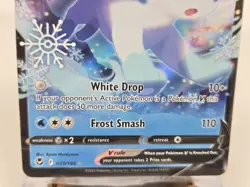 Pokemon TCG Alolan Vulpix V 033/195 Snowflake Stamp Holiday Promo NM - Image 4