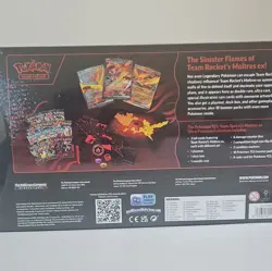 Pokemon TCG Team Rocket’s Moltres ex Ultra-Premium Box 18 Packs - Image 4