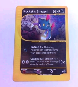 Pokemon Rocket's Sneasel Winner Stamped Best Of Game Promo #5 Fast Ship - Image 1