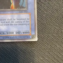 Obelisk the Tormentor (Ultra Rare) GBI-002 Yu-Gi-Oh! - Image 5