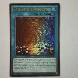 Yugioh Call of the Forgotten MZMU-EN007 Ultra Rare 1st Edition NM - Image 1