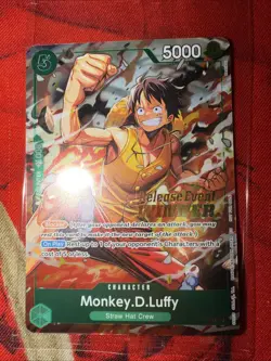 Monkey.D.Luffy P-135 Winner Stamp OP16 Pre-Release Event Promo Card Sealed OPTCG - Image 1