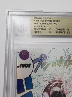 BGS 9.5 One Piece GEAR TWO Alternate Art #OP11-080 - Image 2