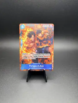 One Piece TREASURE RARE Portgas.D.Ace TR OP08-052 Alt Art - Image 1