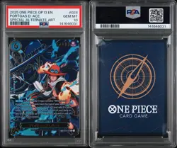 PORTGAS D. ACE - OP13 (SP) EB02-028 CARRYING ON HIS WILL FOIL - PSA10 - Image 3