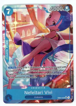 NEFELTARI VIVI 2024 One Piece The Azure Sea's Seven #EB04-025 Alternate Art - Image 1