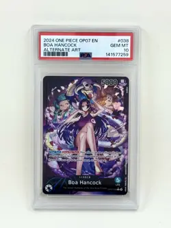 2024 One Piece 500 Years in the Future Boa Hancock Alternate Art OP07-038 PSA 10 - Image 1