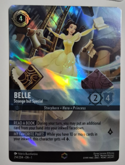 Disney Lorcana The First Chapter Enchanted Belle Strange but Special EN NM Rare - Image 2
