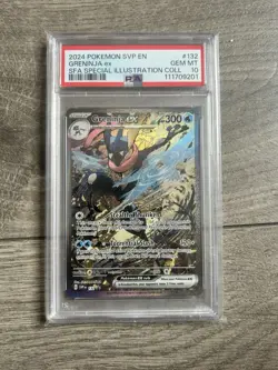 Pokemon TCG Greninja EX SVP 132 Promo Shrouded Fable PSA 10 - Image 1