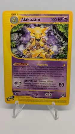 Alakazam 33/165 Rare Expedition Pokemon Card LP - Image 1