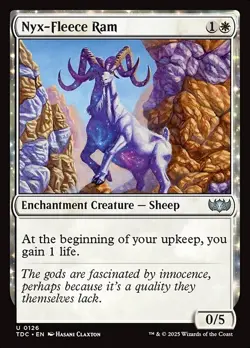 Nyx-Fleece Ram - 126 - TDC - Near Mint - MTG - Image 1