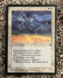 Thunder Spirit EX (Spirito del Tuono) Italian Legends MTG Magic the Gathering LP - Image 1