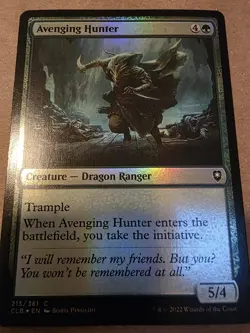 Avenging Hunter - Foil - Commander Legends: Battle for Baldur's Gate - Mtg - Image 1