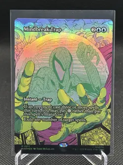MTG - 1x Mindbreak Trap - Borderless Foil / Spider-Man NM - Image 1