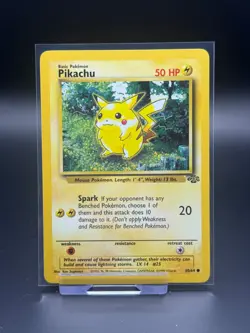 Pikachu 60/64 Jungle LP Pokemon Card TCG Vintage WOTC - Image 1