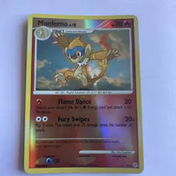 Pokemon TCG Monferno Reverse Holo 56/130 Diamond Pearl 2007 - Image 1