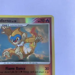 Pokemon TCG Monferno Reverse Holo 56/130 Diamond Pearl 2007 - Image 4